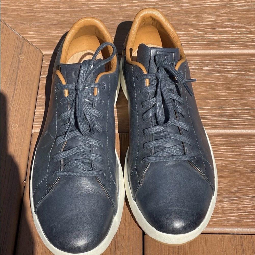 Cole Haan GrandPro Dark Blue Leather Sneakers